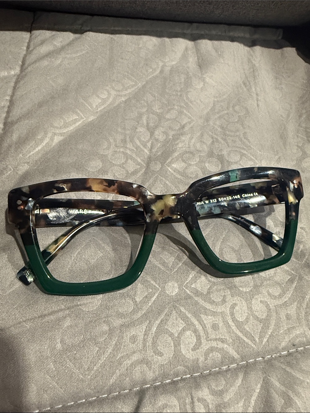 Warby Parker Sonia Green Plastic RX Frame